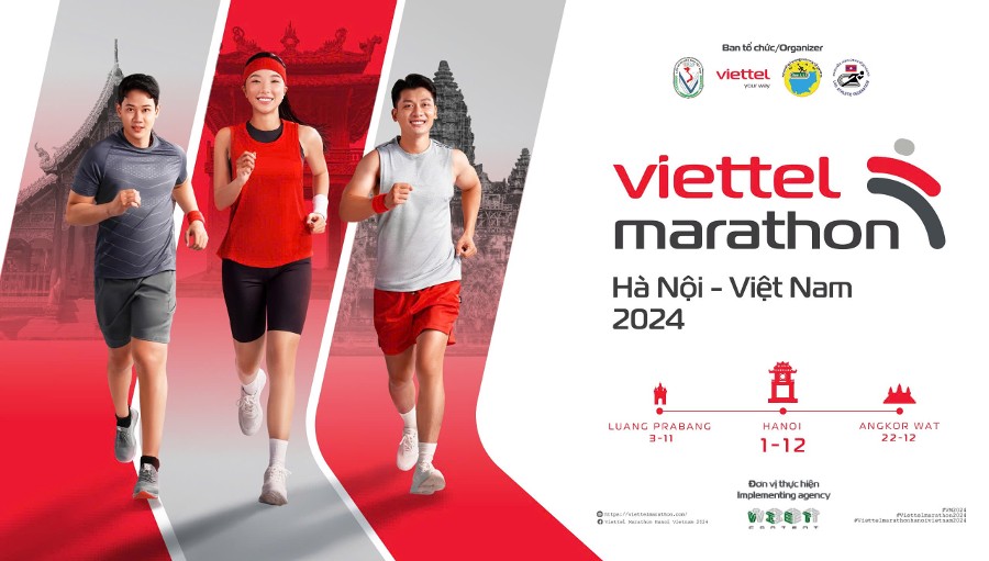 Size áo Viettel Marathon Hà Nội Việt Nam 2024