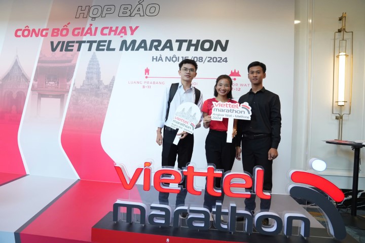 Sinh viên Lào, Campuchia háo hức chờ đón giải chạy đặc biệt Viettel Marathon 2024