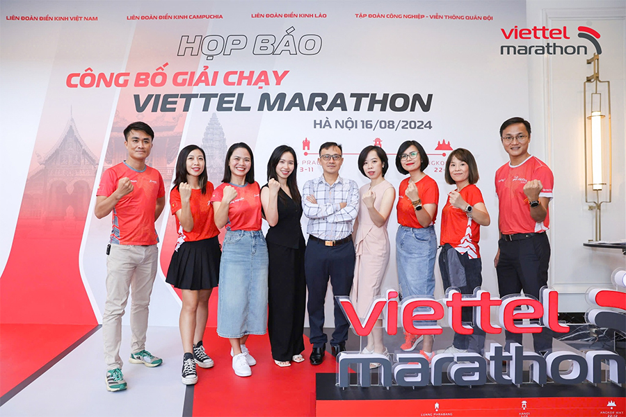 Giải chạy Viettel Marathon 2024 xuyên 3 nước