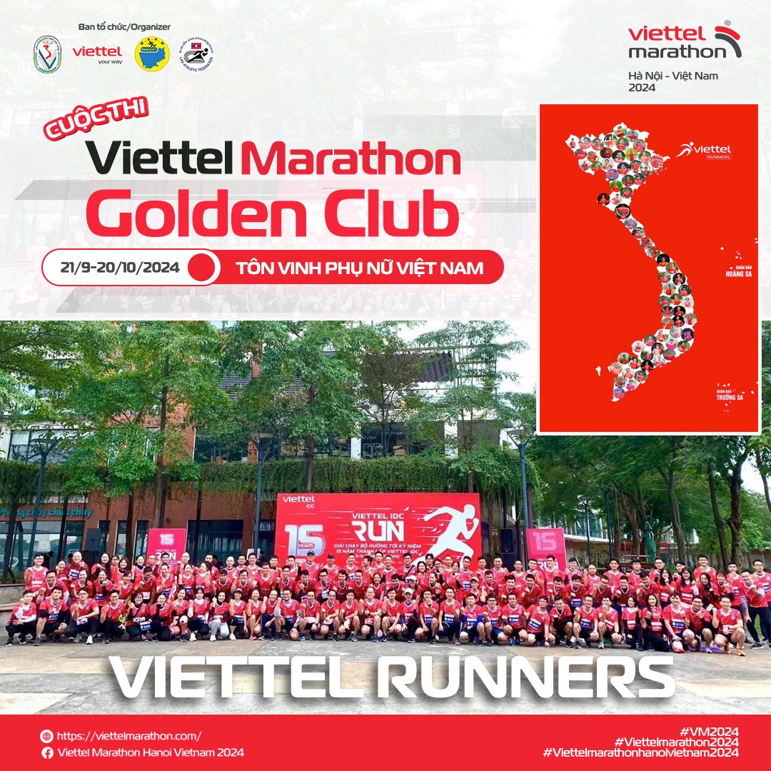 Viettel Runners - Cuộc đổ bộ hùng hậu vào Viettel Marathon 2024