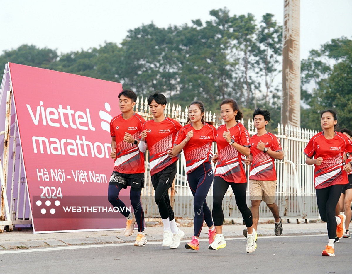 Dàn sao điền kinh Việt Nam 'hâm nóng' giải Viettel Marathon Việt Nam 2024