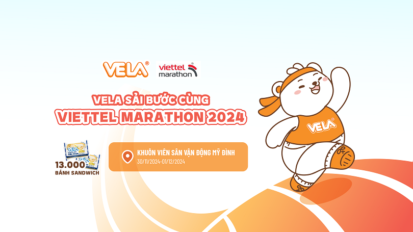 Vela sải bước cùng Viettel Marathon 2024 – Chạy để kết nối, chạy để vươn xa